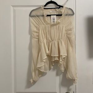 Long Sleeve Puff Shirt - 12th Tribe never worn
